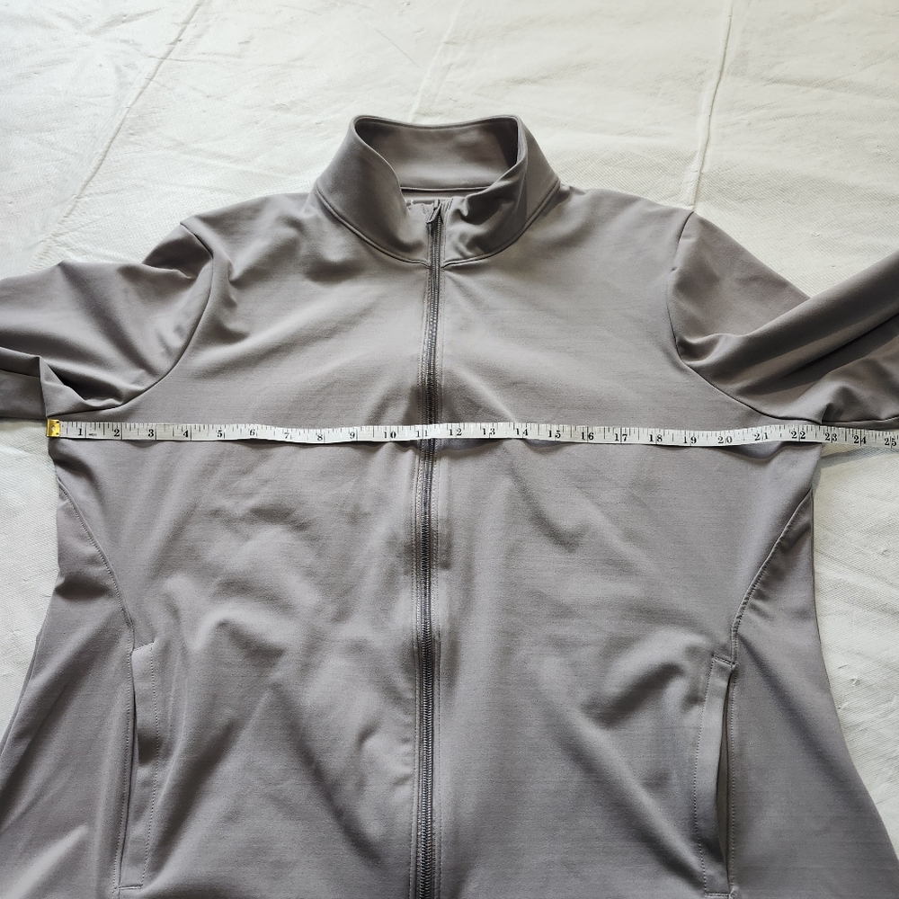 Under Armour Size 2XL Tetra Grey Zip-Up Jacket - Picture 4 of 9